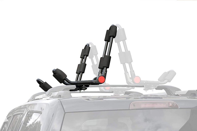 BRIGHTLINES Folding Kayak Roof Rack, a Set of Two Foldable Kayak Roof Rack Carrier for Kayaks, Canoe, SUP, Mounted on Car SUV Roof Crossbars - Image 3